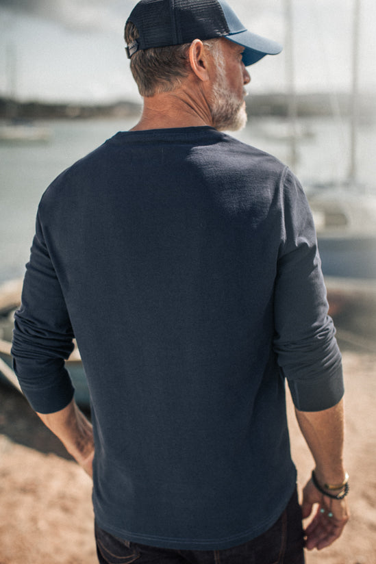 Weldon Long Sleeve Top Navy