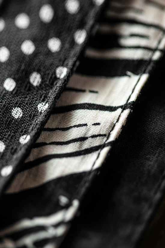 Buta Braided Bandana Black