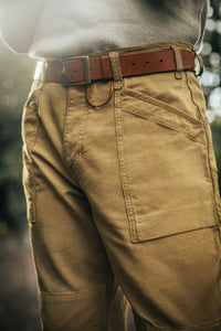 &SONS Tan Leather Belt