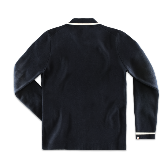 Brunswick Zip-Through Cardigan Navy