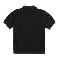 Santo Crochet Shirt Black