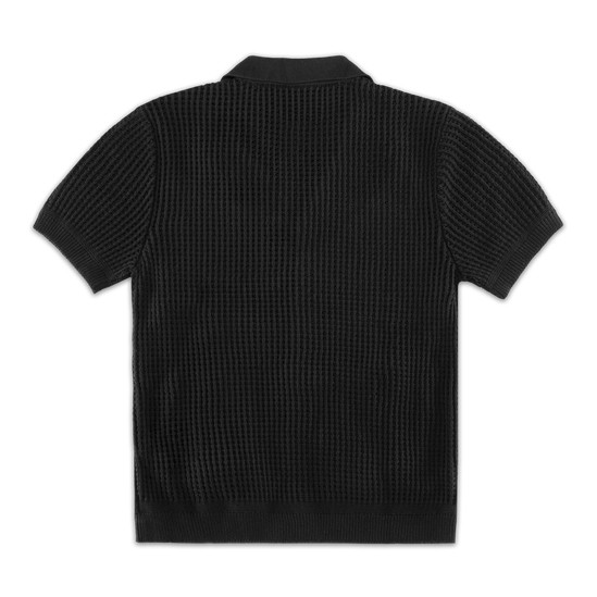 Santo Crochet Shirt Black