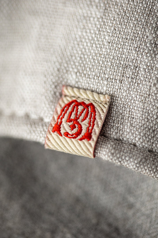 McQueen Linen Baker Boy Hat Natural