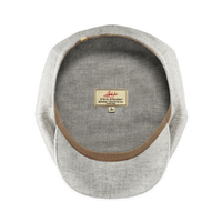 McQueen Linen Baker Boy Hat Natural