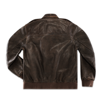 McQueen A2 Leather Jacket Brown