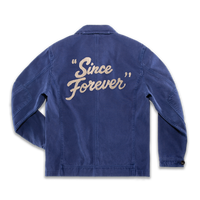 Editions Embroidery Hirst Chore Jacket Navy