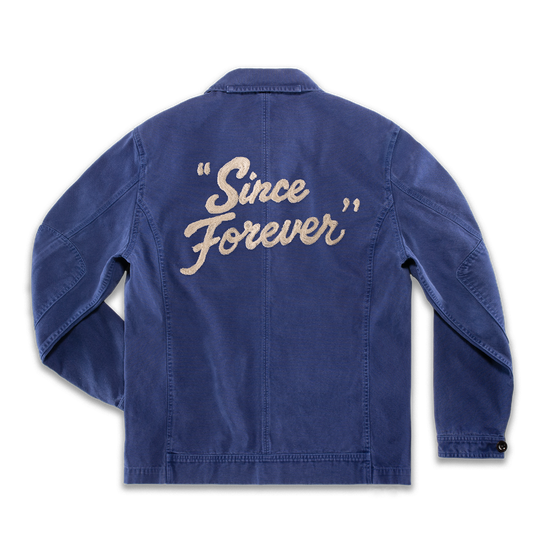 Editions Embroidery Hirst Chore Jacket Navy
