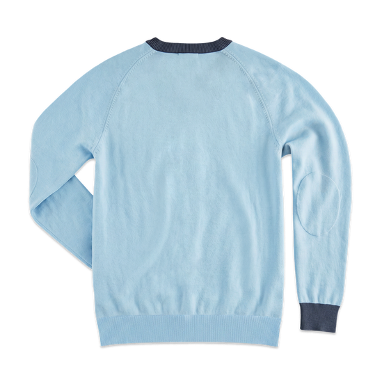 Bay V-Neck Jumper Blue