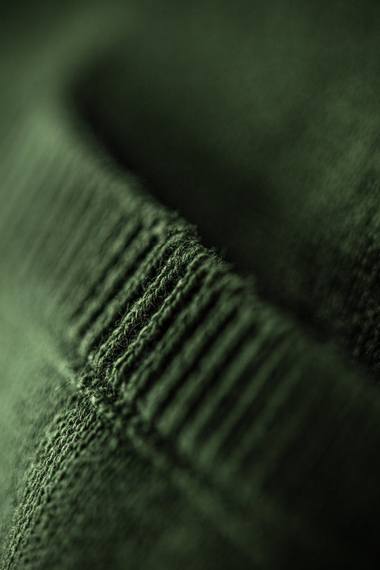 Cedar Knitted Polo Green