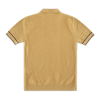 Dempsey Knitted Polo Tan