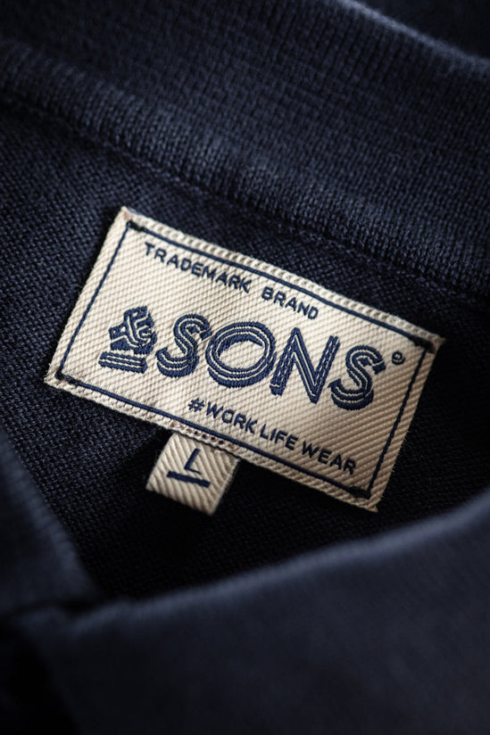 &SONS Dean Polo Navy
