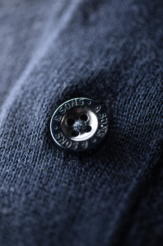 Milano Knitted Polo Shirt Blue