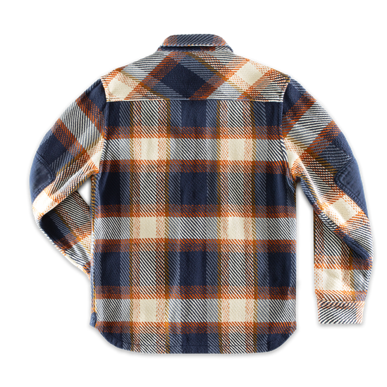 Tucker Shirt Blue/Orange Check
