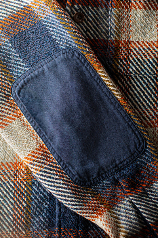 Tucker Shirt Blue/Orange Check