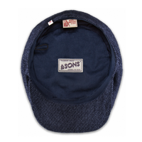 The London Baker Boy Hat- Blue Indigo