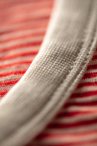 McQueen Vin Stripe Vest Red/White
