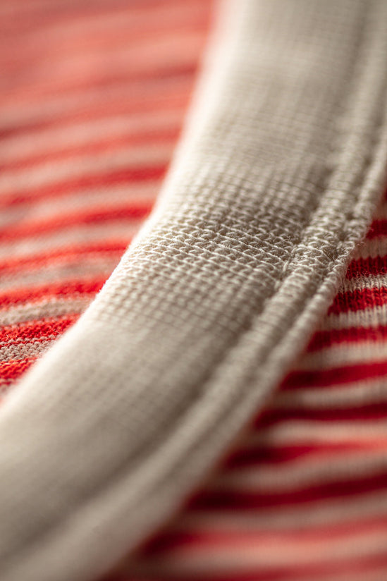 McQueen Vin Stripe Vest Red/White