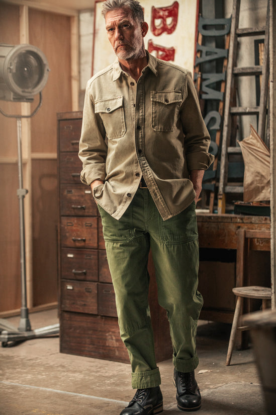 Livingstone Twill Shirt Khaki