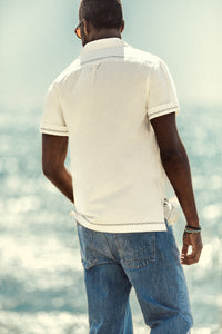 Luca Embroidered Shirt Natural