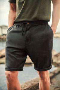 Orta Bermuda Shorts Washed Black