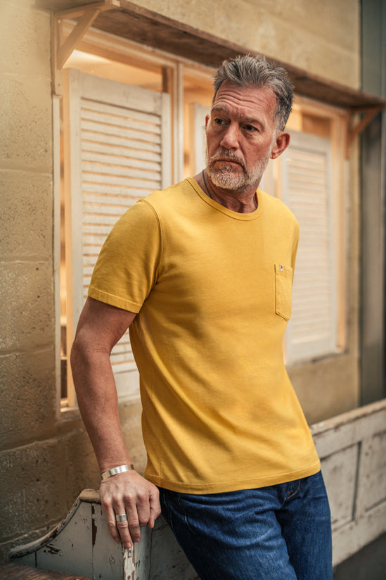 Boxer Pocket T-Shirt Yellow