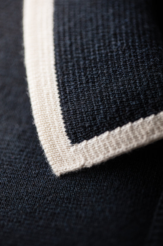 Brunswick Zip-Through Cardigan Navy
