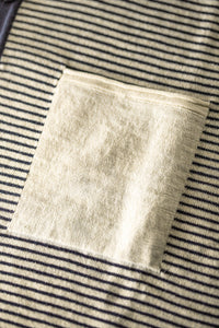 Oban Stripe Polo Navy / Raw