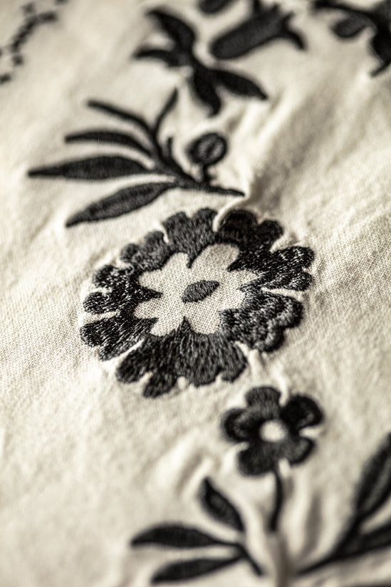Luca Embroidered Shirt Natural