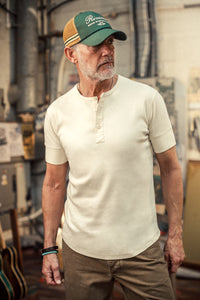 The New Elder Henley Short Sleeve Shirt Raw