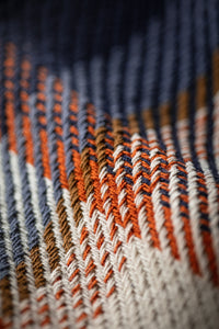 Tucker Shirt Blue/Orange Check