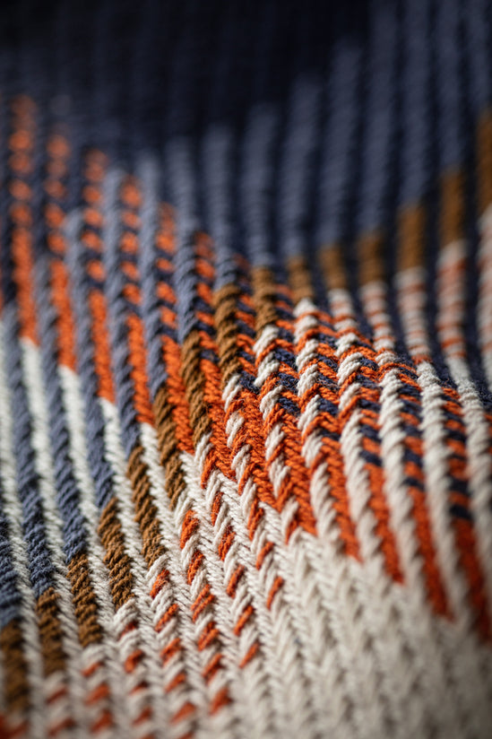 Tucker Shirt Blue/Orange Check