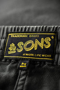 Orta Bermuda Shorts Washed Black