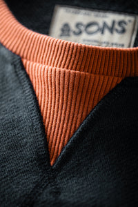 Marshall Colour Block Sweatshirt Navy