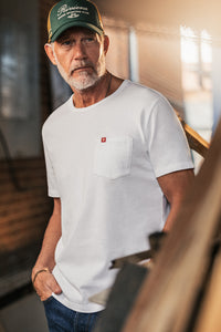 Boxer Pocket T-Shirt White