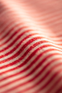 McQueen Vin Stripe Vest Red/White
