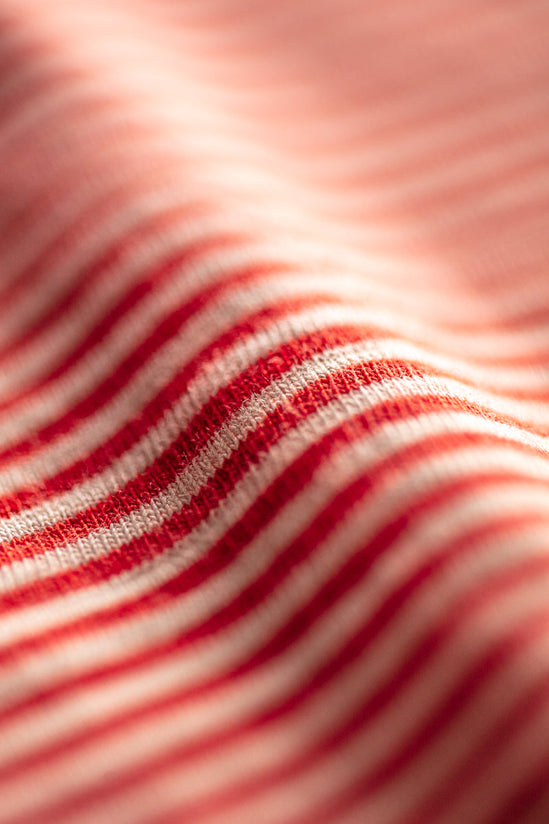 McQueen Vin Stripe Vest Red/White