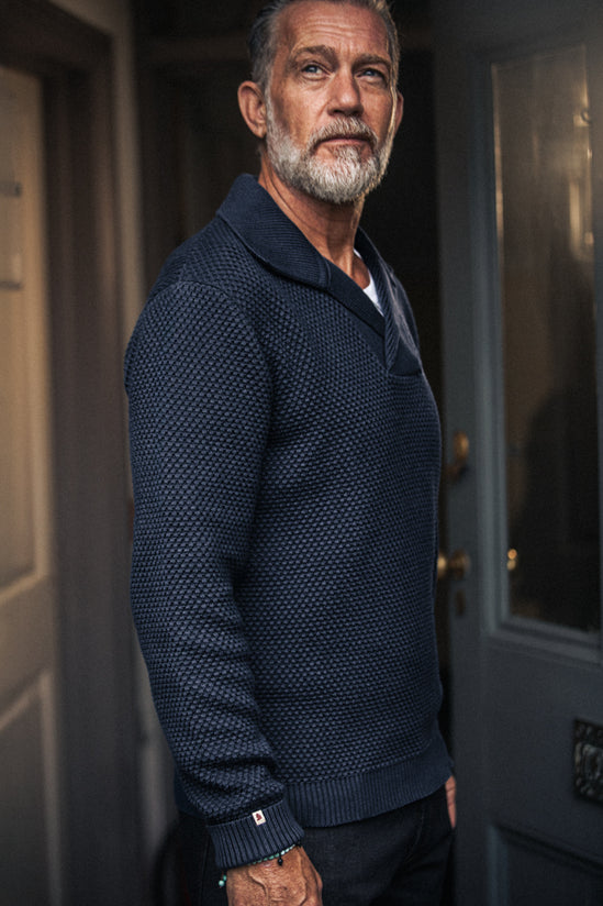 Lomond Knitted Jumper Navy