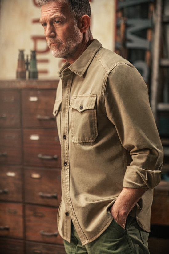 Livingstone Twill Shirt Khaki