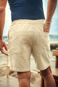 Como Textured Shorts Natural