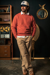 Rosso Back Yoke Sweatshirt Red