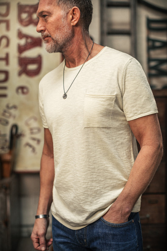 Bianco Knitted T-Shirt Raw