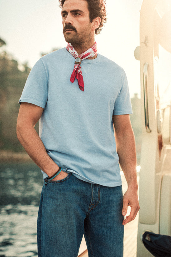 Element Natural Dye T-Shirt Ice Blue