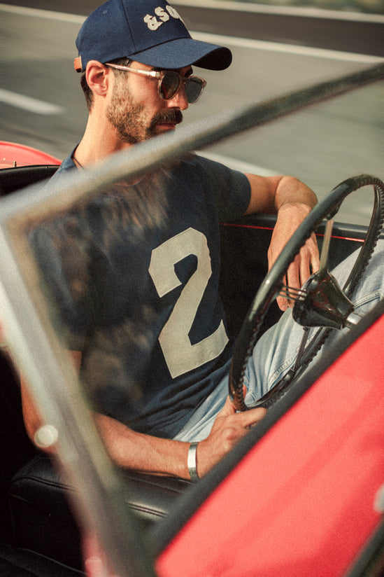 McQueen 2 Navy T-Shirt