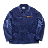 Editions Embroidery Hirst Chore Jacket Navy