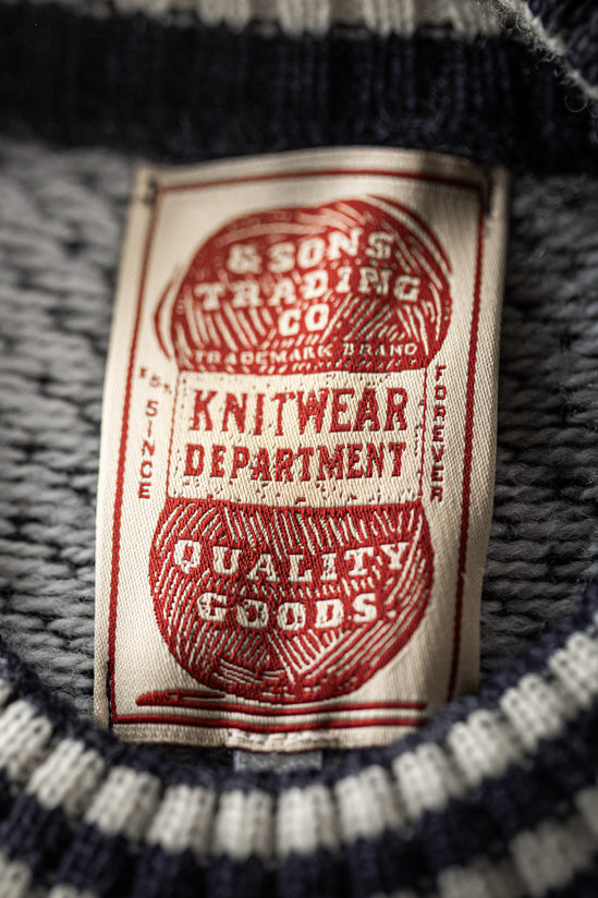 Bergen Nordic Knit Navy-Cream