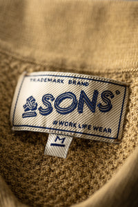 Dempsey Knitted Polo Tan