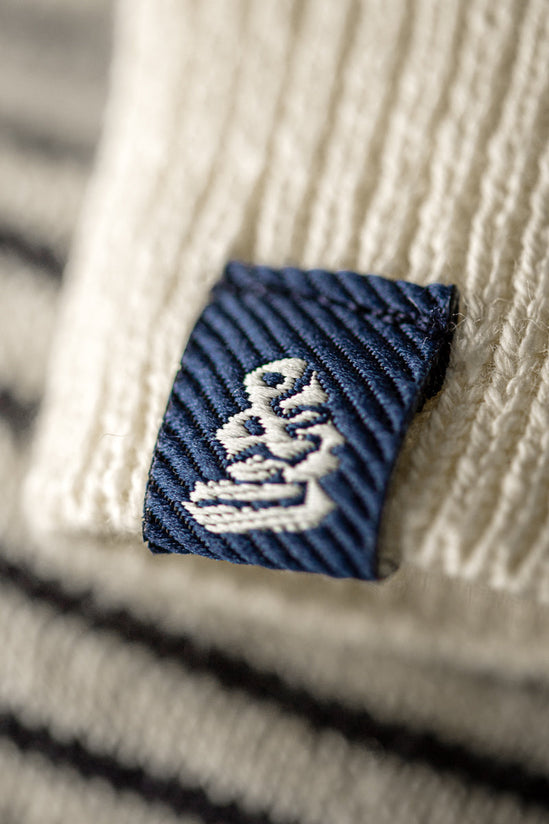 Oban Stripe Polo Navy / Raw