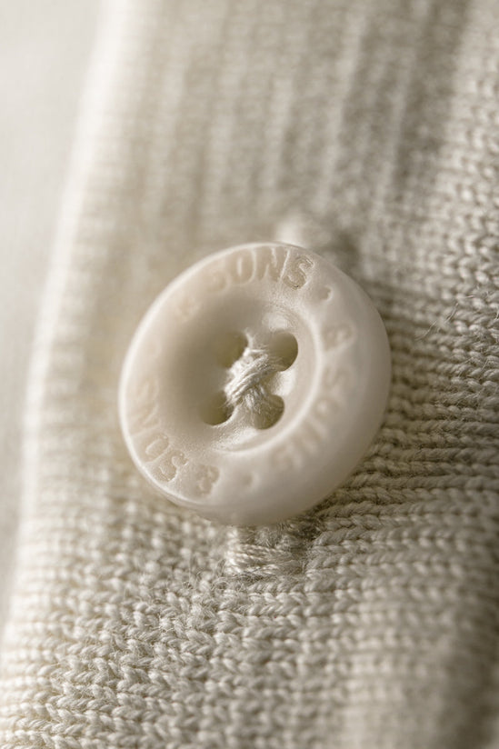 Zetta Knitted Polo Off White
