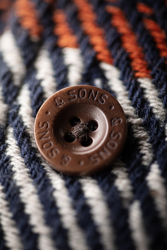 Tucker Shirt Blue/Orange Check