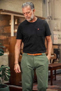 &SONS Boxer Pocket T-Shirt Black
